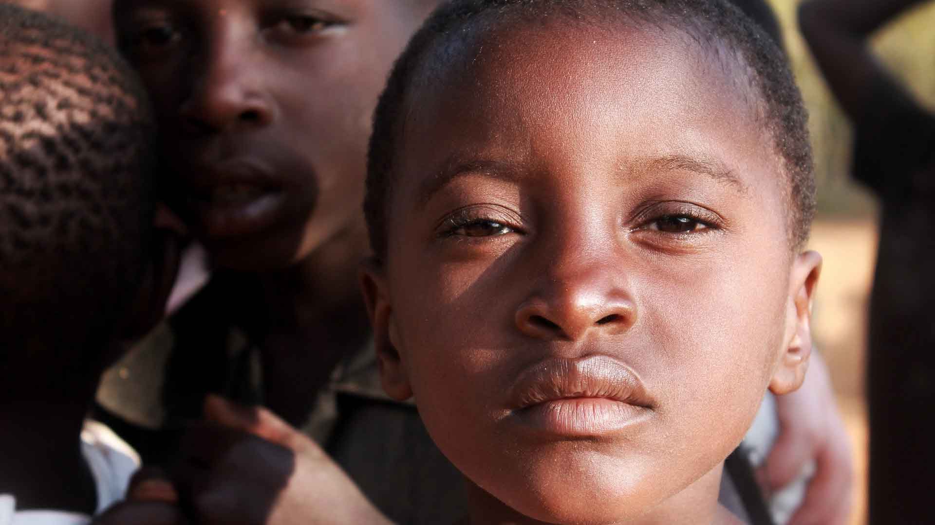 A child looking toward a brighter future